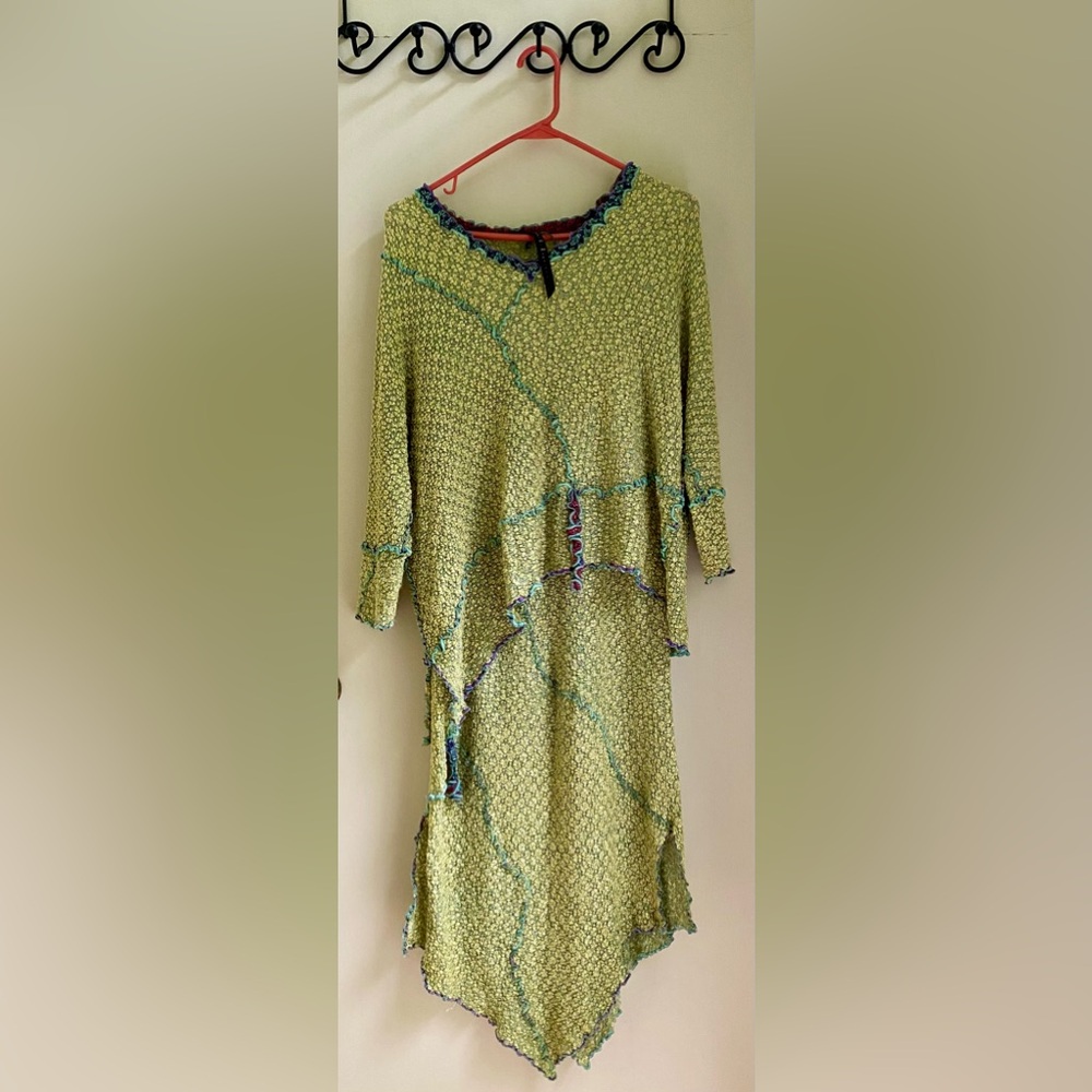 FRENCH DRESSING 2-piece 3/4 Sleeve Popcorn Lace Dress Set